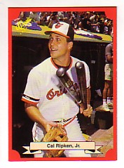 1988 Classic Red Baseball Cards        176     Cal Ripken